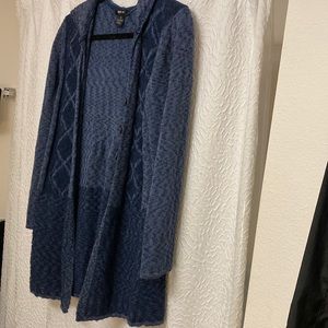 Woman’s long sweater jacket